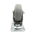 5 inches heavy duty plate  anti-static casters with brake